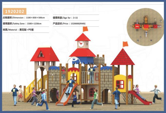 PE板组合滑梯系列大型儿童教学场设备-1920202