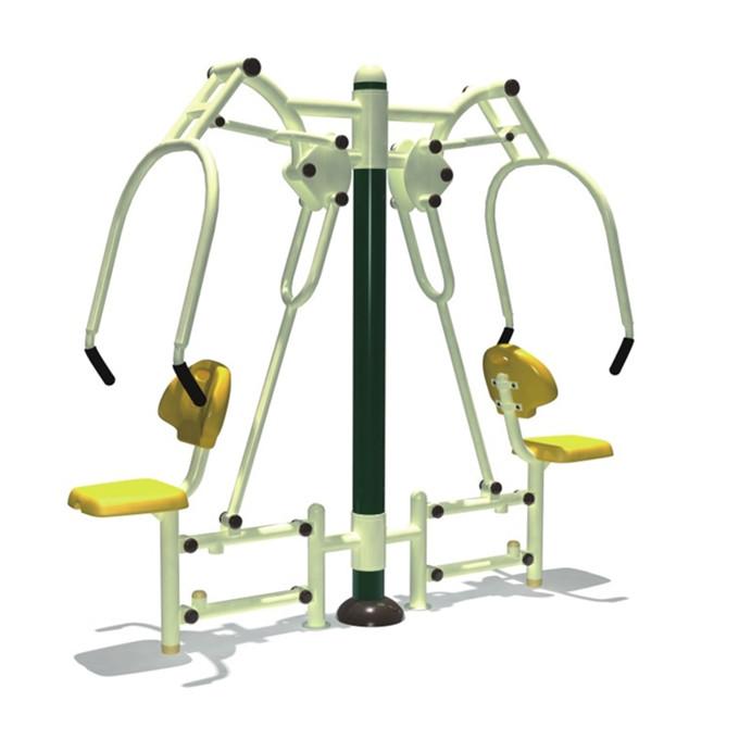 室外健身体育器材-双人坐拉训练器-88H