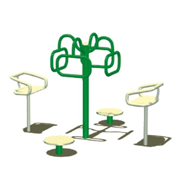 户外健身器材-四位扭腰器-89A