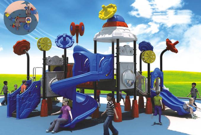 太空火箭造型滑梯