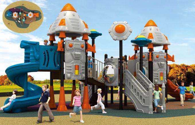 太空火箭造型滑梯
